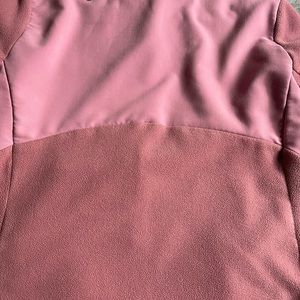Pink fleece jacket from Figs